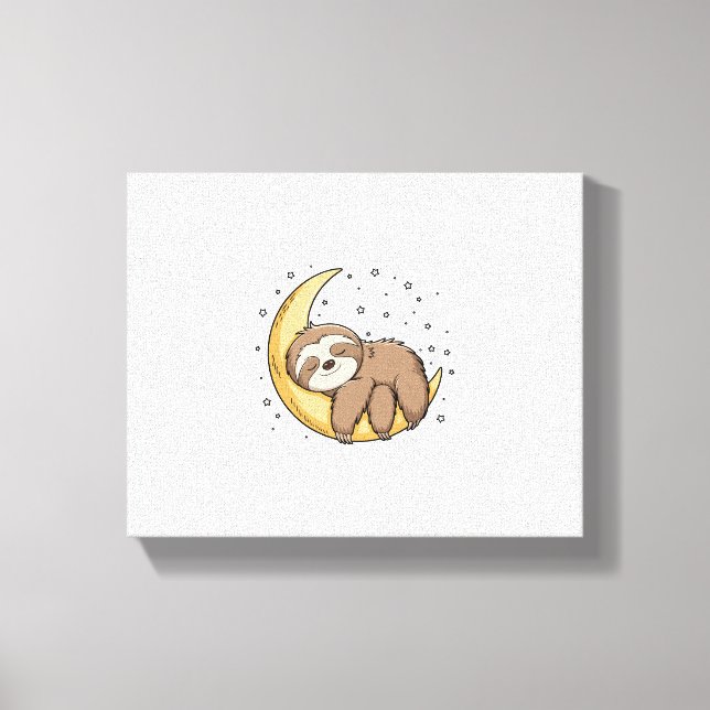 I Need More Sleep Canvas Print (Front)