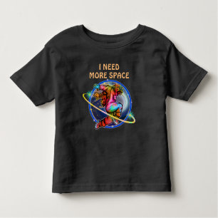 I NEED MORE SPACE CUSTOM ASTRONAUT GALAXY TODDLER T-Shirt