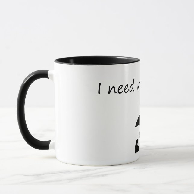 I Need More Space – Funny Astronaut Mug (Left)