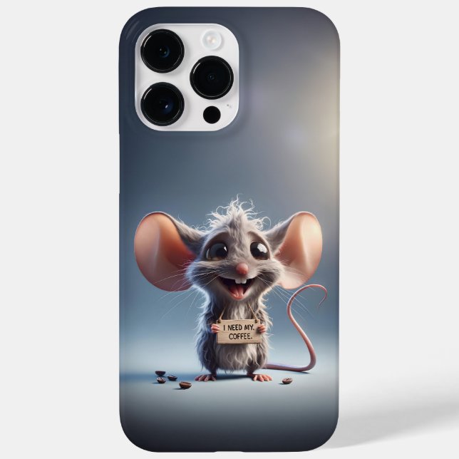 I Need My Coffee Case-Mate iPhone Case (Back)