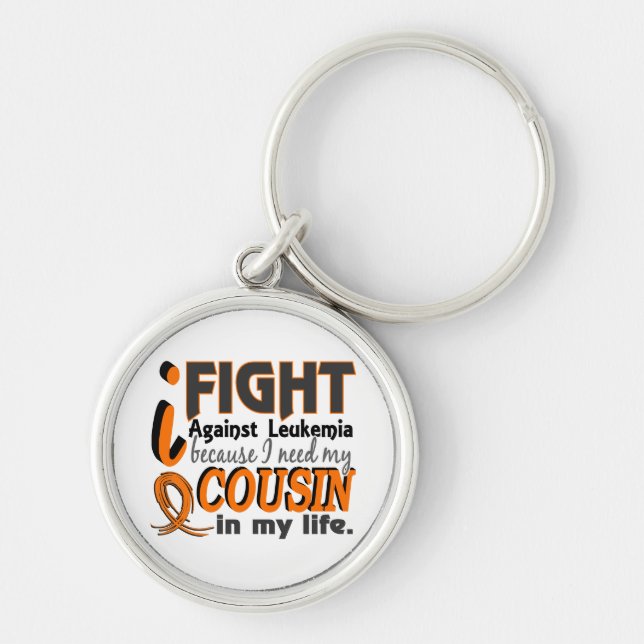 I Need My Cousin Leukaemia Key Ring (Front)