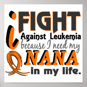 I Need My Nana Leukaemia Poster