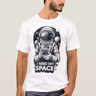  "I Need My Space" Graphic  T-Shirt