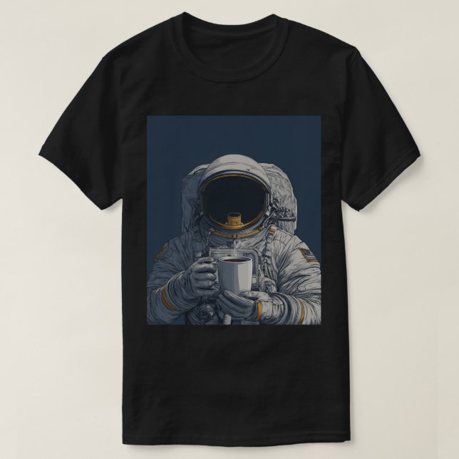I Need Some Space – Funny Coffee Addict Sarcastic  T-Shirt (Design Front)