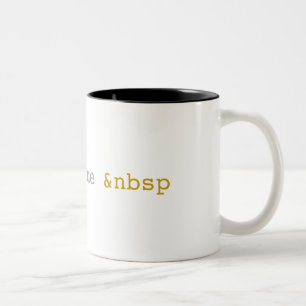 I Need Some Space Funny HTML Two-Tone Coffee Mug