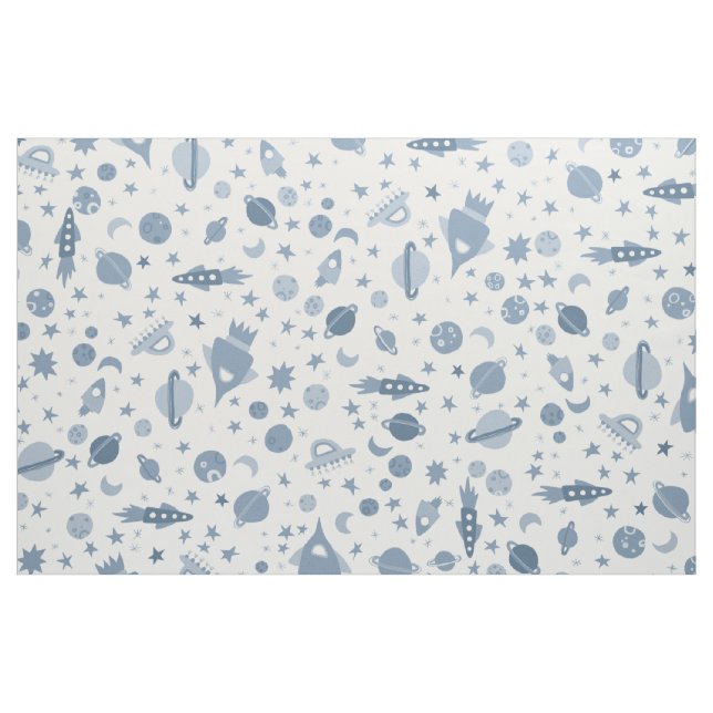 I Need Some Space Universe UFO Pattern Fabric (Yard)