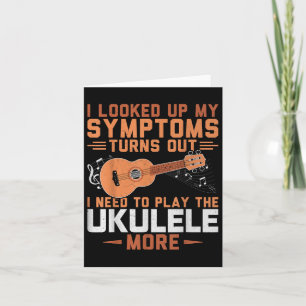 I Need To Play The Ukulele More - Uke Lover Ukulel Card
