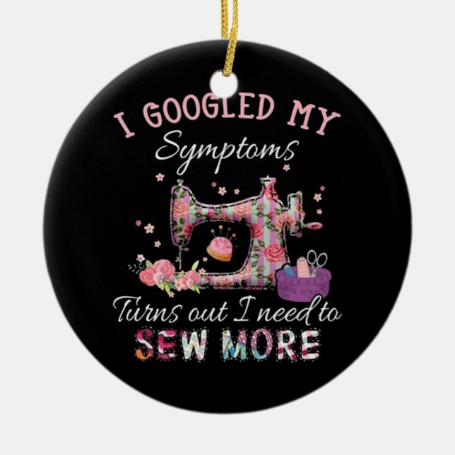 I need to sew more ceramic tree decoration (Front)