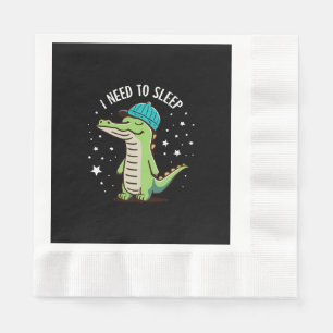 i need to sleep napkin