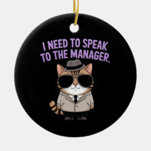 I Need to Speak to the Manager Ultimate Statement Ceramic Tree Decoration