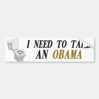 I need to take an Obama Bumper Sticker