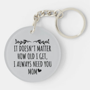I Need You Keychain – Gifts for Mom   Personalized