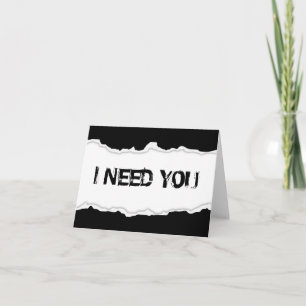 i need you page rip holiday card