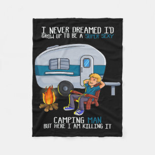 I Never Dreamed I&#; d Grow Up Fathers Day Y Campi Fleece Blanket