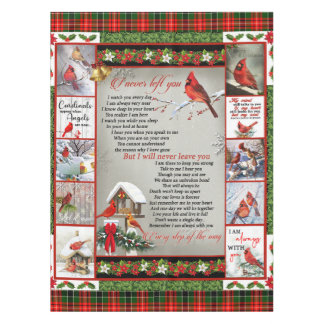 I Never Left You Christmas Cardinal Nice Gift Tablecloth