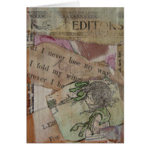 I Never Lose My Way Mixed Media Collage