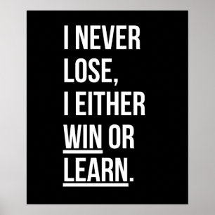 i never lose poster