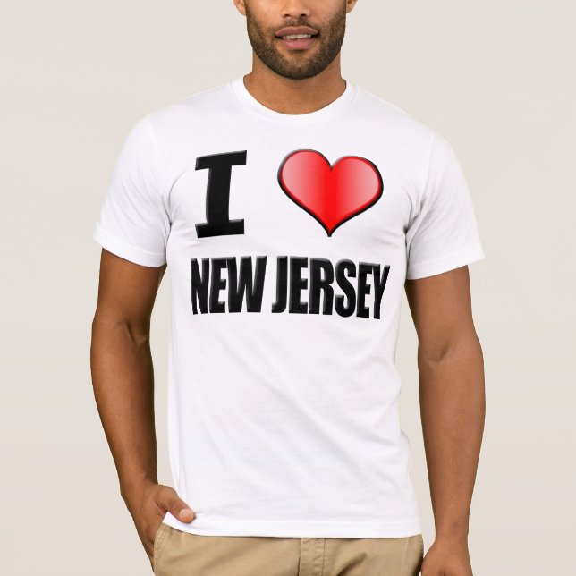 I ♥ New Jersey T-Shirt - Mens (Front)