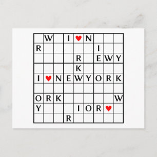 I♥NEWYORK POSTCARD
