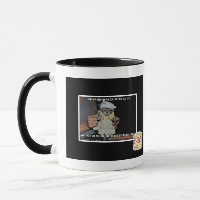 I no wanna go to da fancee partee mug (Left)