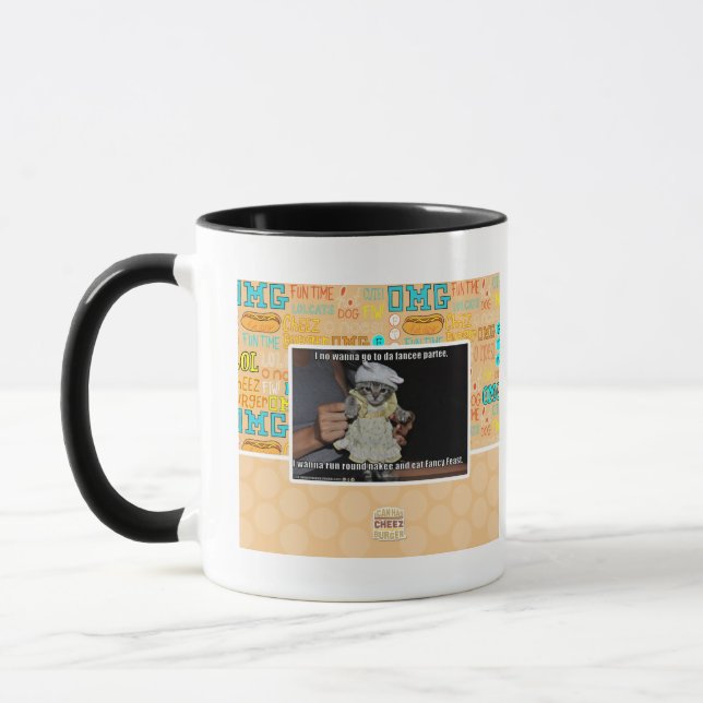 I no wanna go to da fancee partee mug (Left)