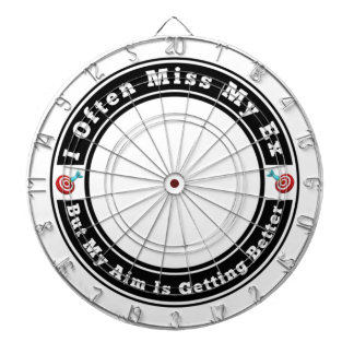 I Often Miss My Ex Dartboard