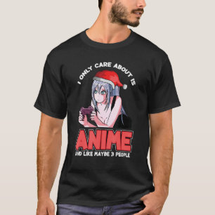 I Only Care About And Like 3 People Christmas Fun T-Shirt
