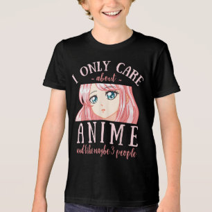 I Only Care About Anime And Like Maybe 3 People Tri-Blend Shirt