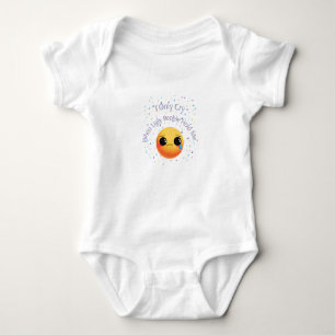 "I Only Cry When Ugly People Hold Me" Baby Bodysuit