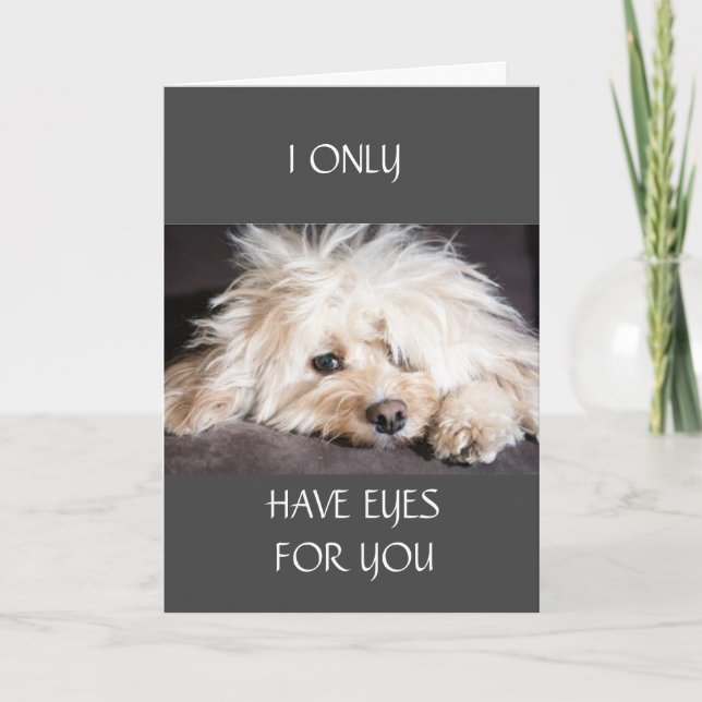 I ONLY HAVE "EYES FOR YOU" CARD (Front)