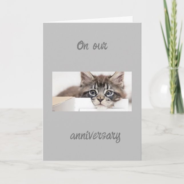 I ONLY HAVE EYS FOR "YOU" ALWAYS ANNIVERSARY CARD (Front)