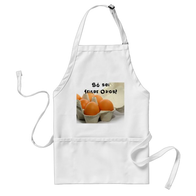 I only know to fry Eggs! Standard Apron (Front)