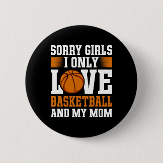 I Only Love Sketll And My Mom Valentine's Day Sket 6 Cm Round Badge