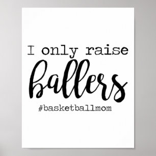 I Only Raise Llers Sketll Mom Mothers Day Poster