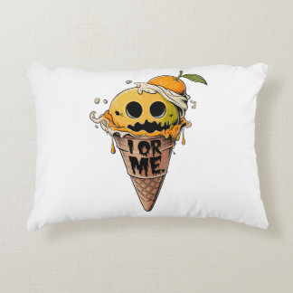 I OR ME, cute ice scream Decorative Cushion