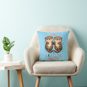 I otterly love you cushion