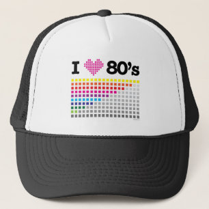 i_ove 80s trucker hat