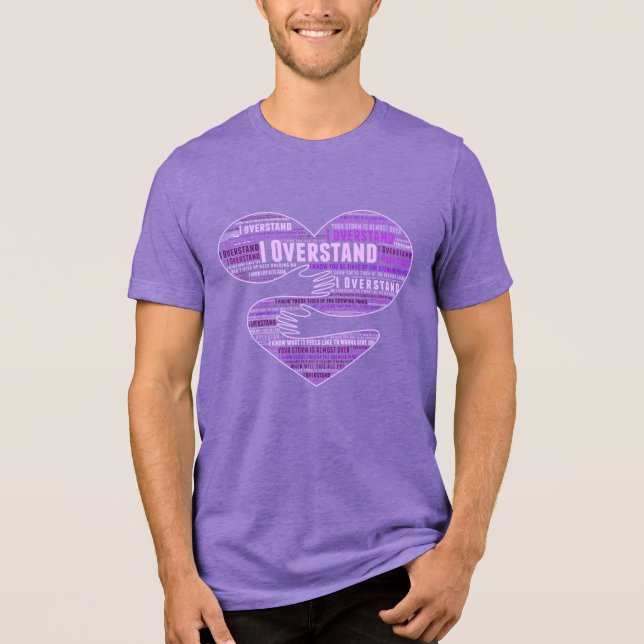 I Overstand (Heart of Resilience) T-shirt Tri-Blend Shirt (Front)