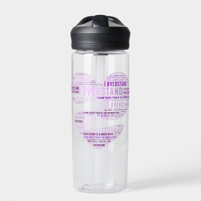 I Overstand (Heart of Resilience) Water Bottle (Front)