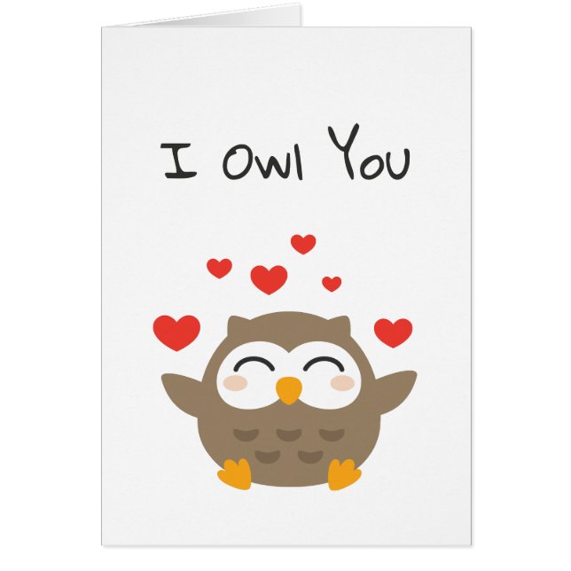 I Owl You Illustration (Front)
