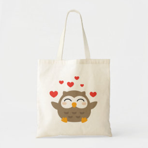 I Owl You Illustration Tote Bag