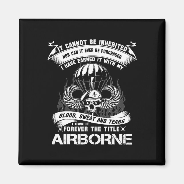 I Own-it Forever The Title Airborne Army Ranger Ve Magnet (Front)