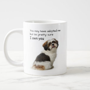 I Own You Shih Tzu Large Coffee Mug