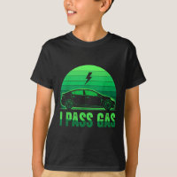 I P Gas Electric Car Funny Ev Vehicle Sunset Green