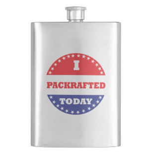 I Packrafted Today Hip Flask