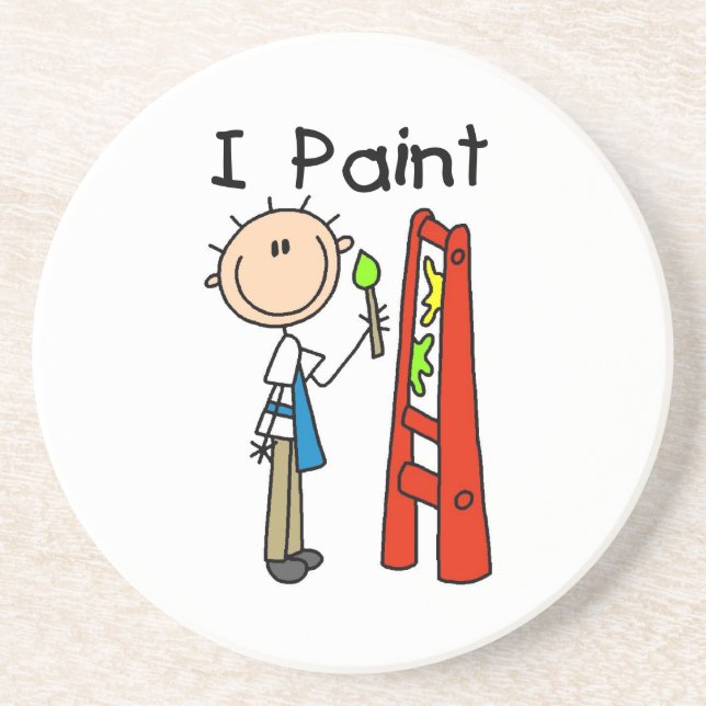 I Paint Coaster (Front)