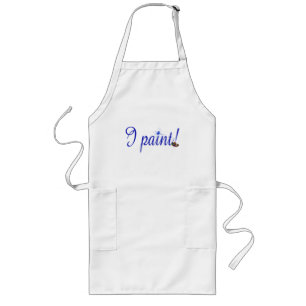 I paint custom aprons for artists