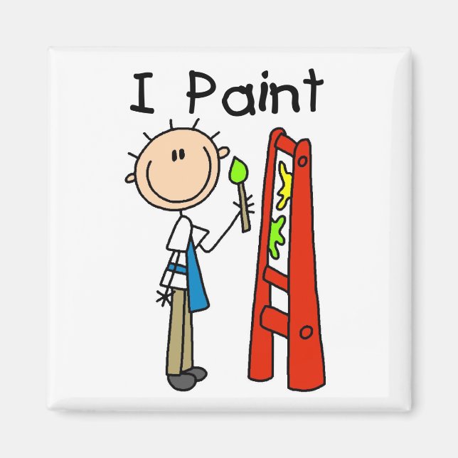 I Paint Magnet (Front)