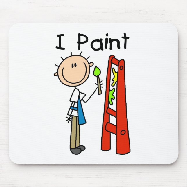 I Paint Mouse Pad (Front)