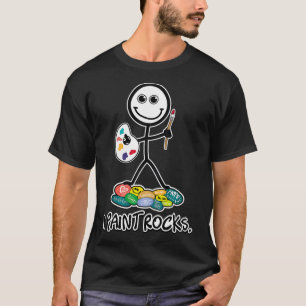 I Paint Rocks  T-Shirt